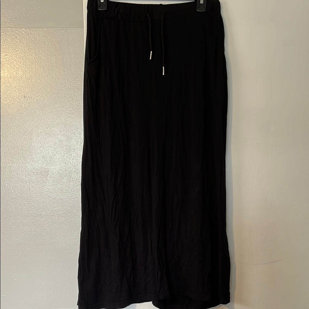 Elegant Black Maxi Skirt